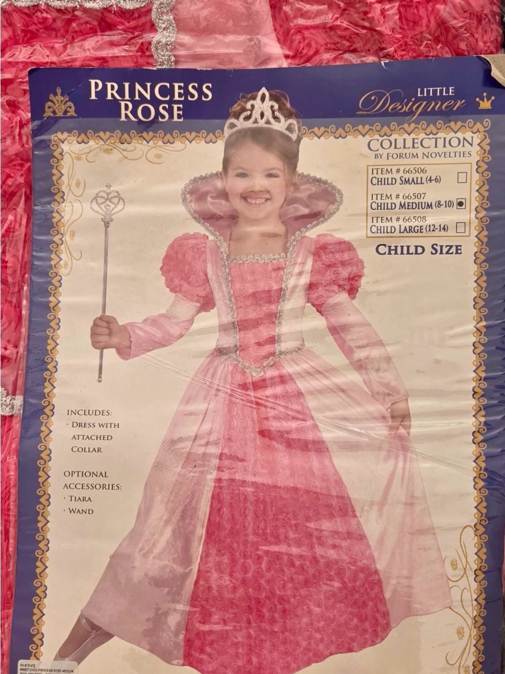 Princess Rose Pink Girls' Princess Costume